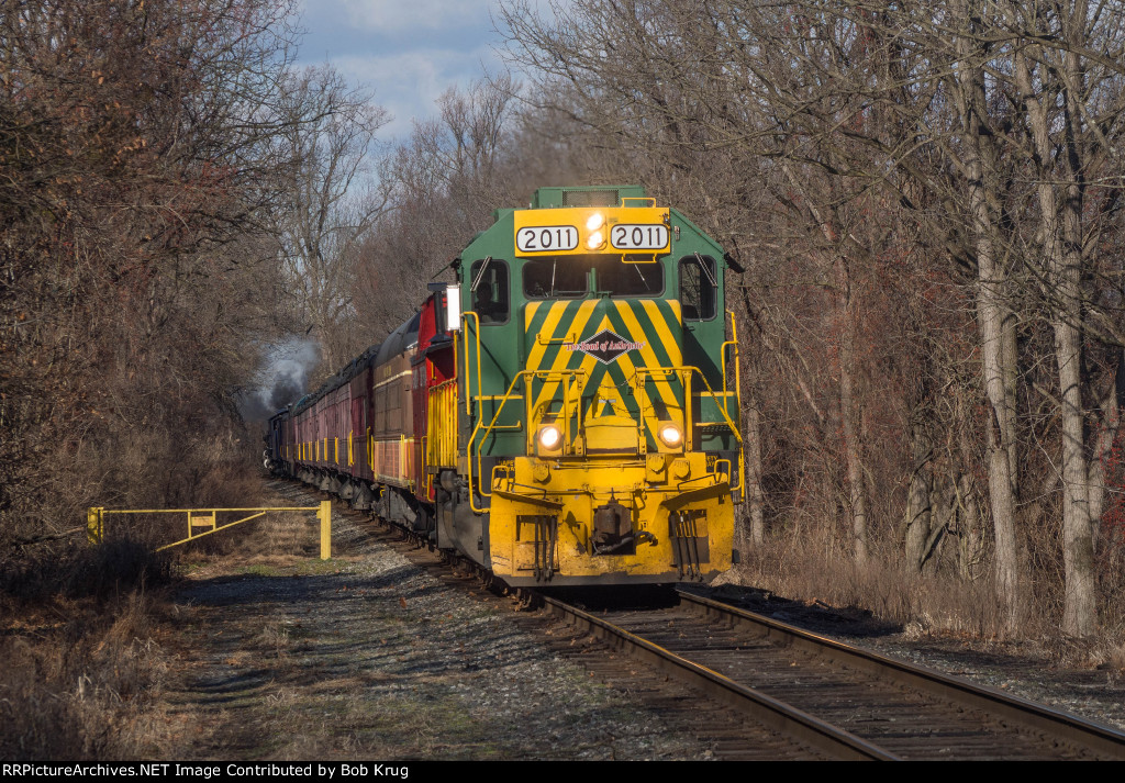 RBMN 2011 pulled the southbound leg of the Santa Train